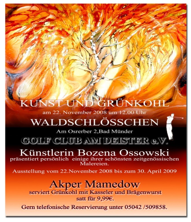 ausstellung von bozena ossowskigolf club